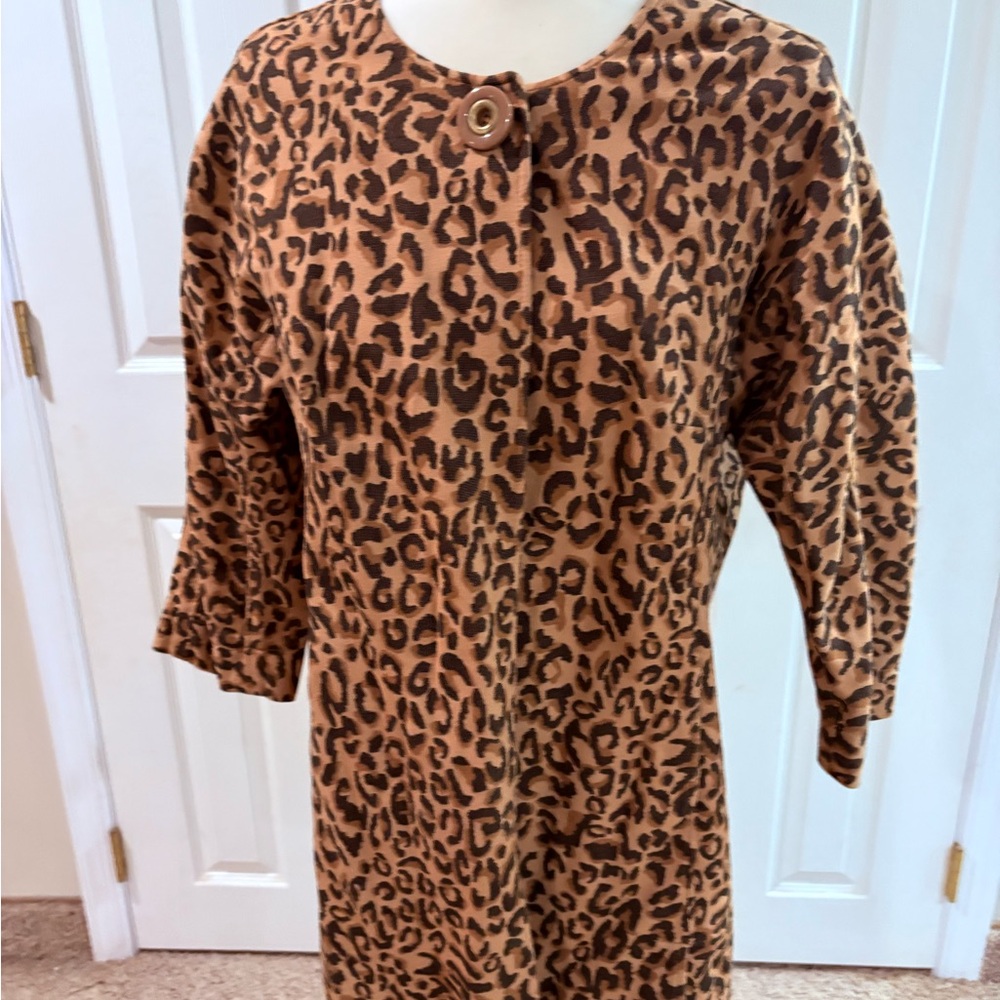 On trend animal print! Leopard Print Women's Jacket From Cabi